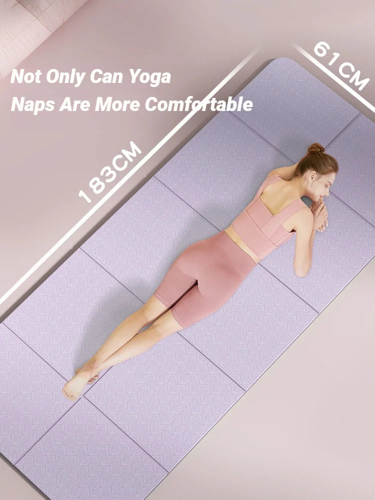Foldable Yoga Mat  Eco-Non-Slip Travel | FitNest UK