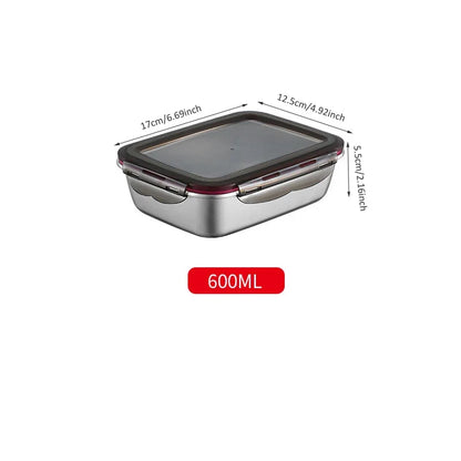 Stainless Steel Lunch Bento Box  Leakproof | FitNest UK
