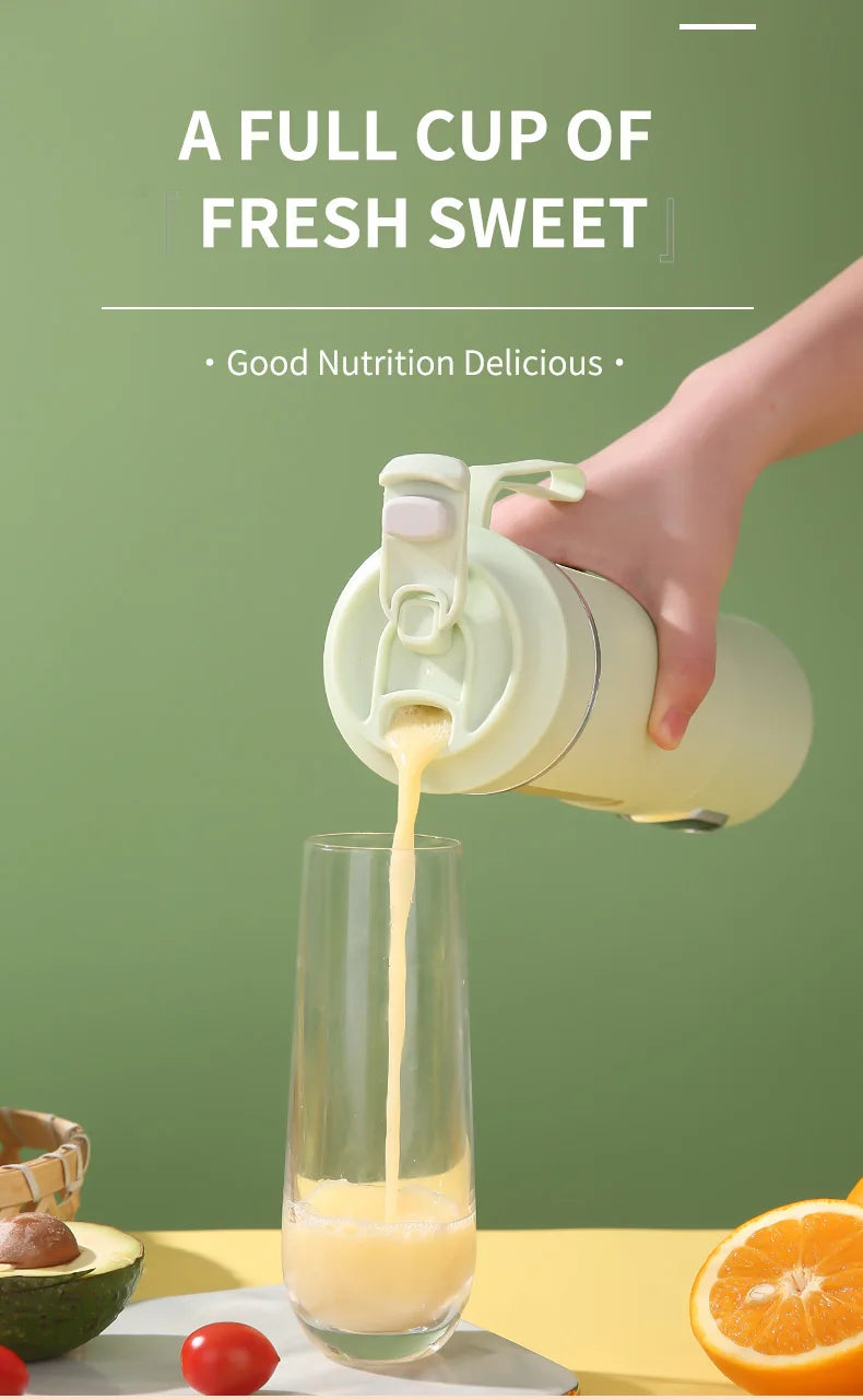 Wireless Portable Blender Cup  USB Juicer | FitNest UK