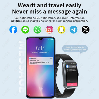 LIGE Smartwatch  Bluetooth & Fitness Tracker | FitNest UK