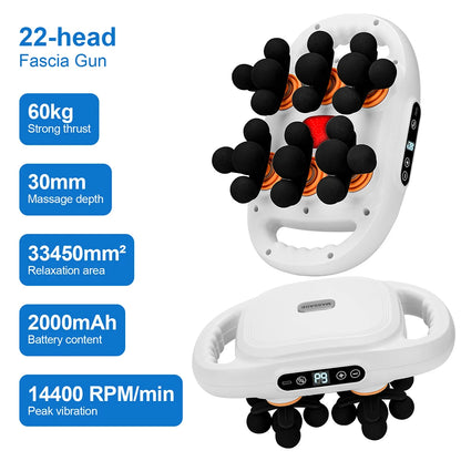 42-Head Massage Gun  Deep Tissue | FitNest UK