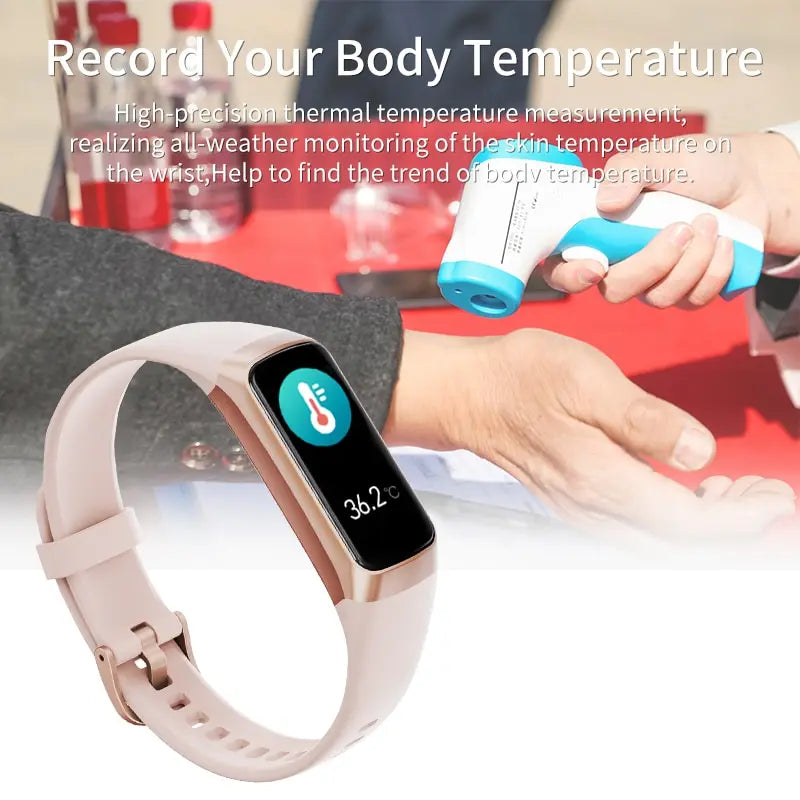 LIGE AMOLED Smartwatch  Waterproof Fitness | FitNest UK