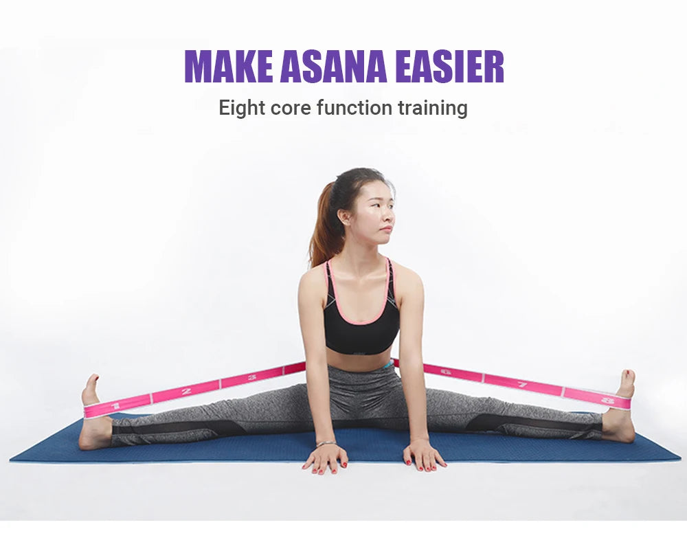 Yoga Resistance Band  Multi-Section Stretch | FitNest UK