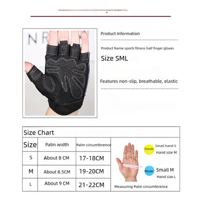 Fingerless Fitness Gloves  Breathable Grip | FitNest UK