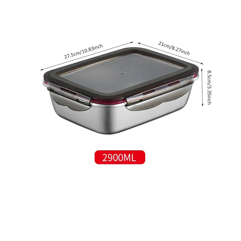 Stainless Steel Lunch Bento Box  Leakproof | FitNest UK