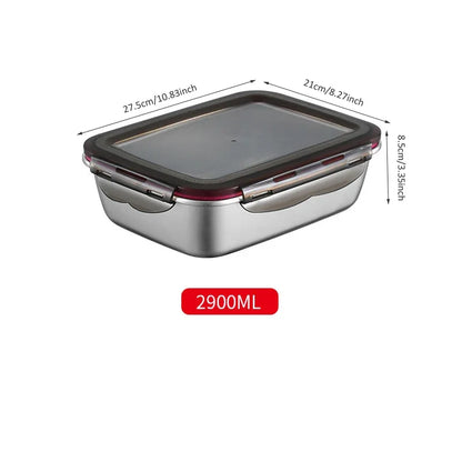 Stainless Steel Lunch Bento Box  Leakproof | FitNest UK