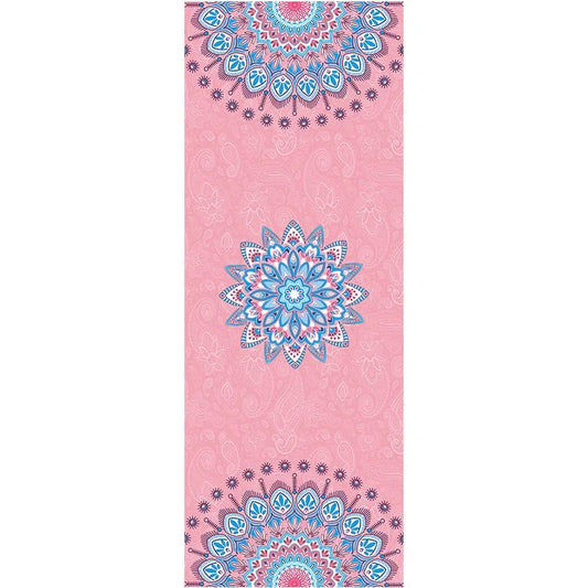 Folding Suede Yoga Mat  Thick Non-Slip Travel | FitNest UK