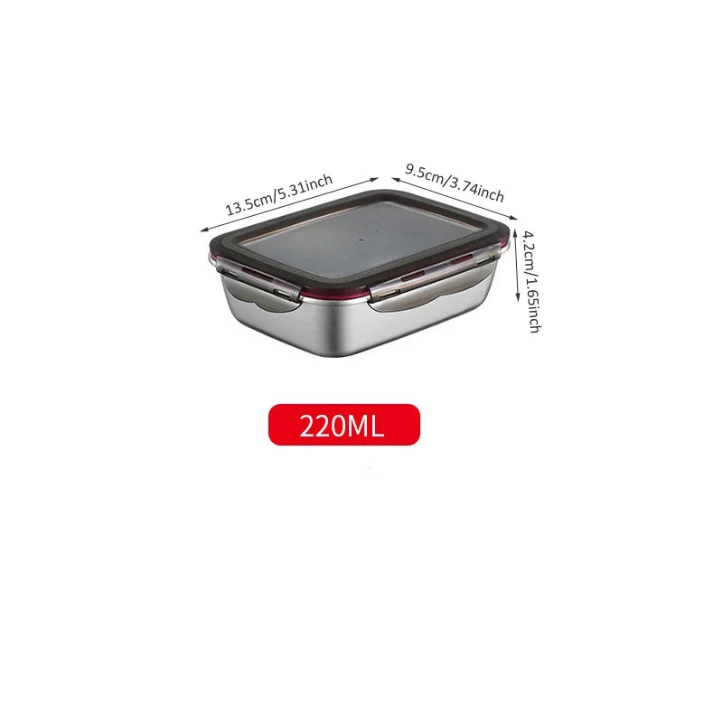 Stainless Steel Lunch Bento Box  Leakproof | FitNest UK