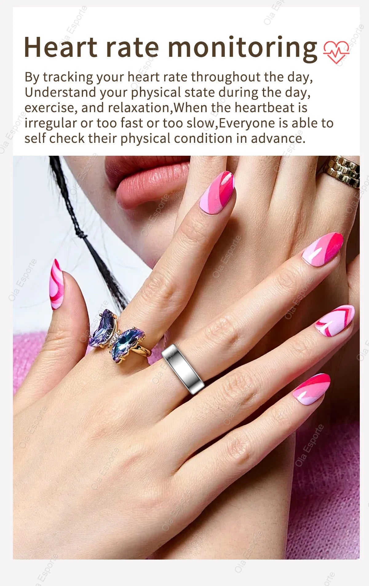R09 Smart Ring  Heart & Oxygen Monitor | FitNest UK