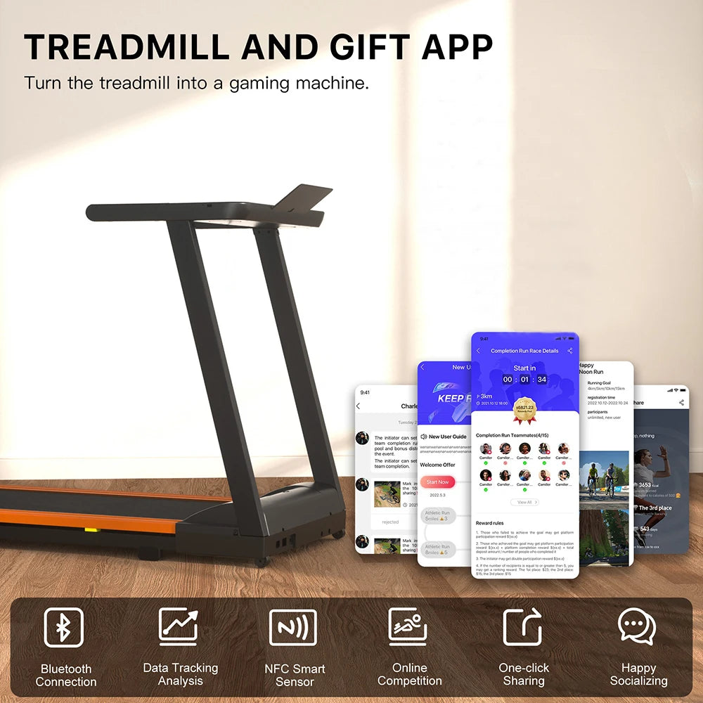 Foldable Treadmill with APP & Remote Control – FitNest UK