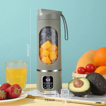 Fruit Juicer Blender 450ml  10-Blade USB | FitNest UK