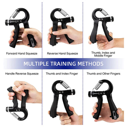 Adjustable Hand Grip Strengthener w/ Counter | FitNest UK