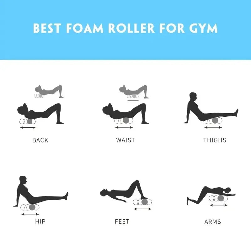 Foam Massage Roller  Hollow Yoga Column | FitNest UK