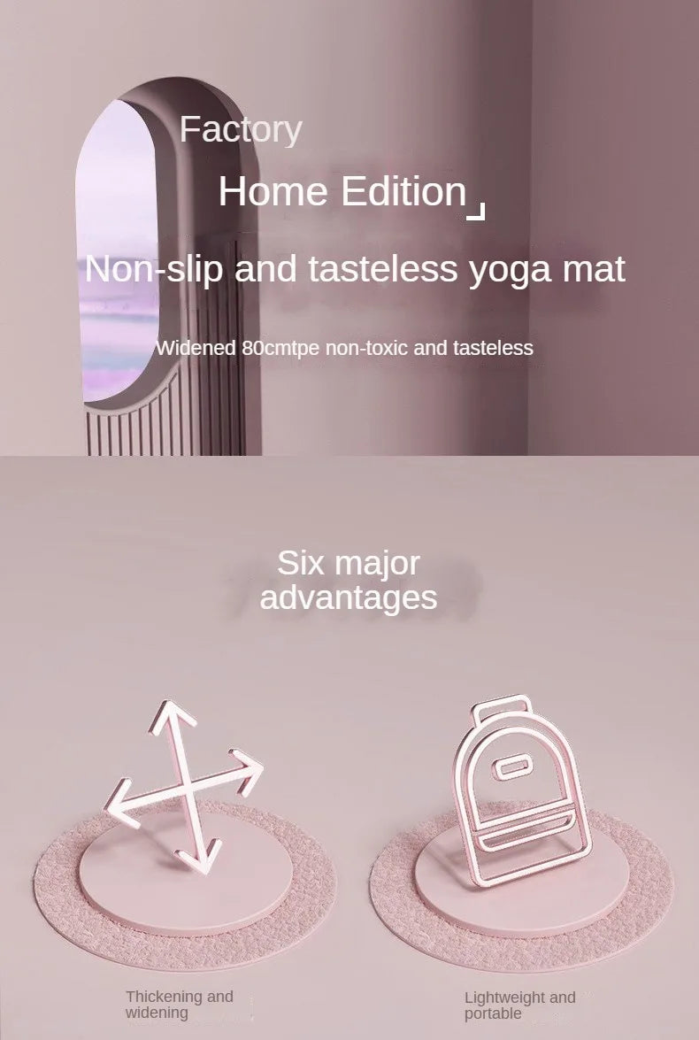 Natural Rubber Yoga Mat  Non-Slip | FitNest UK