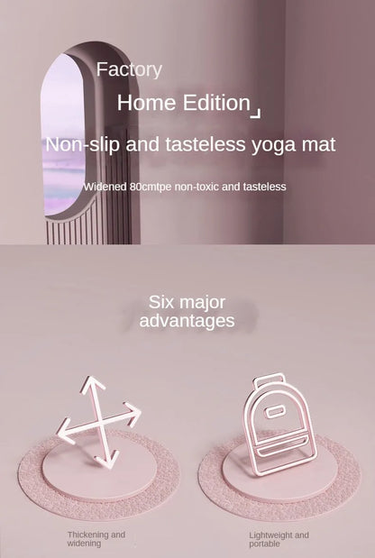 Natural Rubber Yoga Mat  Non-Slip | FitNest UK