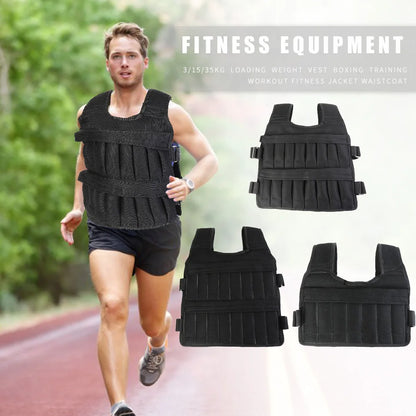 Adjustable Weight Training Vest 3-50kg | FitNest UK