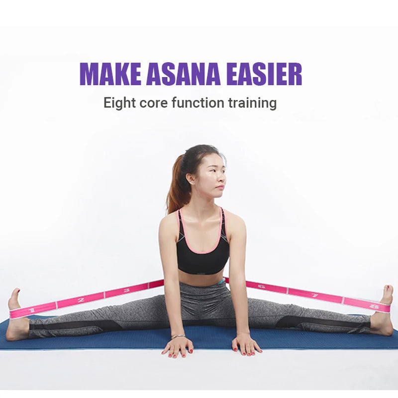 Yoga Resistance Band  Multi-Section Stretch | FitNest UK