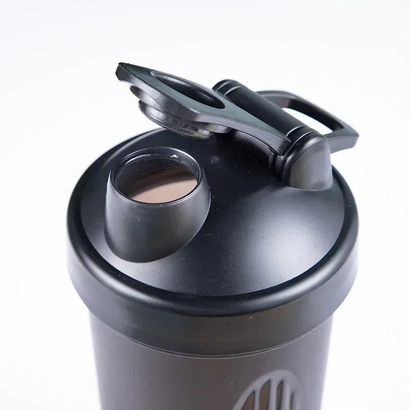 600ml Protein Shaker Bottle  Leak-Proof Mixer | FitNest UK