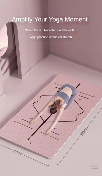 Natural Rubber Yoga Mat  Non-Slip | FitNest UK