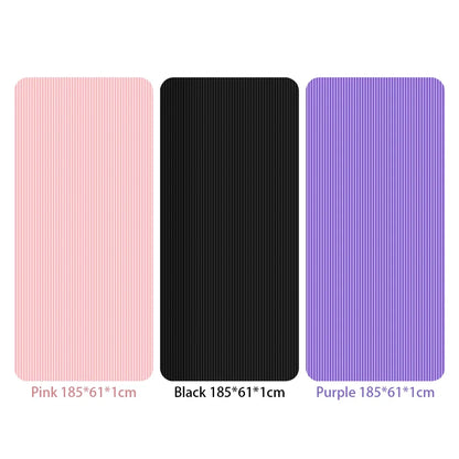 Thick Non-Slip Yoga Mat – Solid Color Fitness Exercise Mat for Home Gym & Workouts – FitNest UK