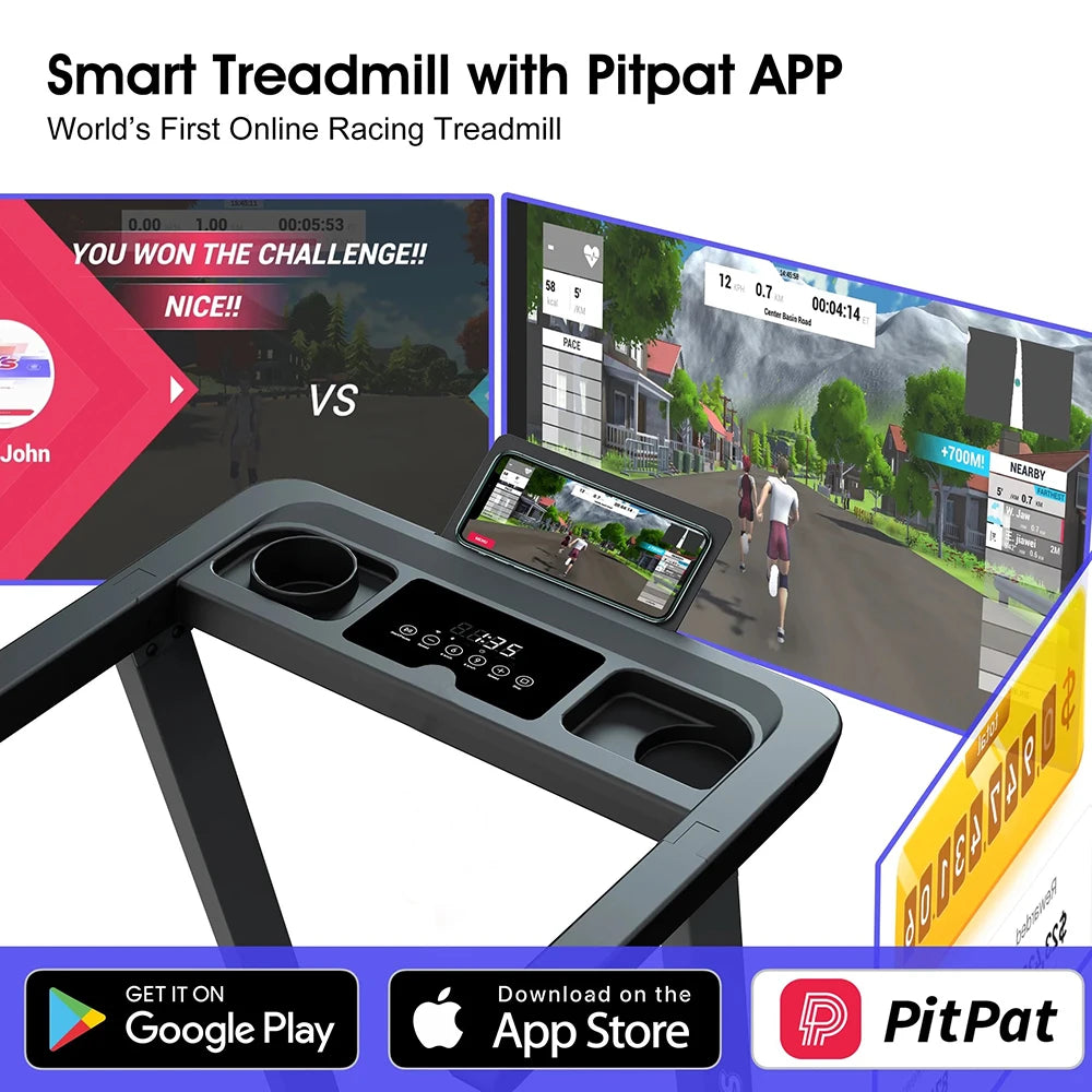 Foldable Treadmill with APP & Remote Control – FitNest UK
