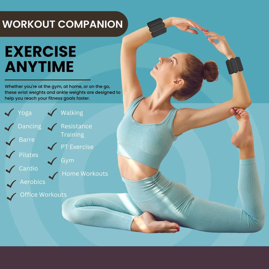 Adjustable Wrist & Ankle Weights Bracelet | FitNest UK