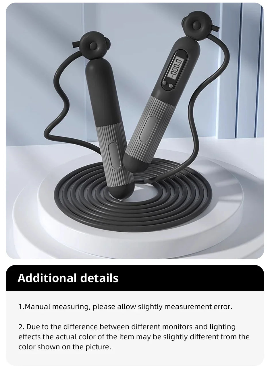 Electronic Counting Skipping Rope - Adjustable | FitNest UK