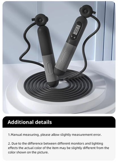 Electronic Counting Skipping Rope - Adjustable | FitNest UK