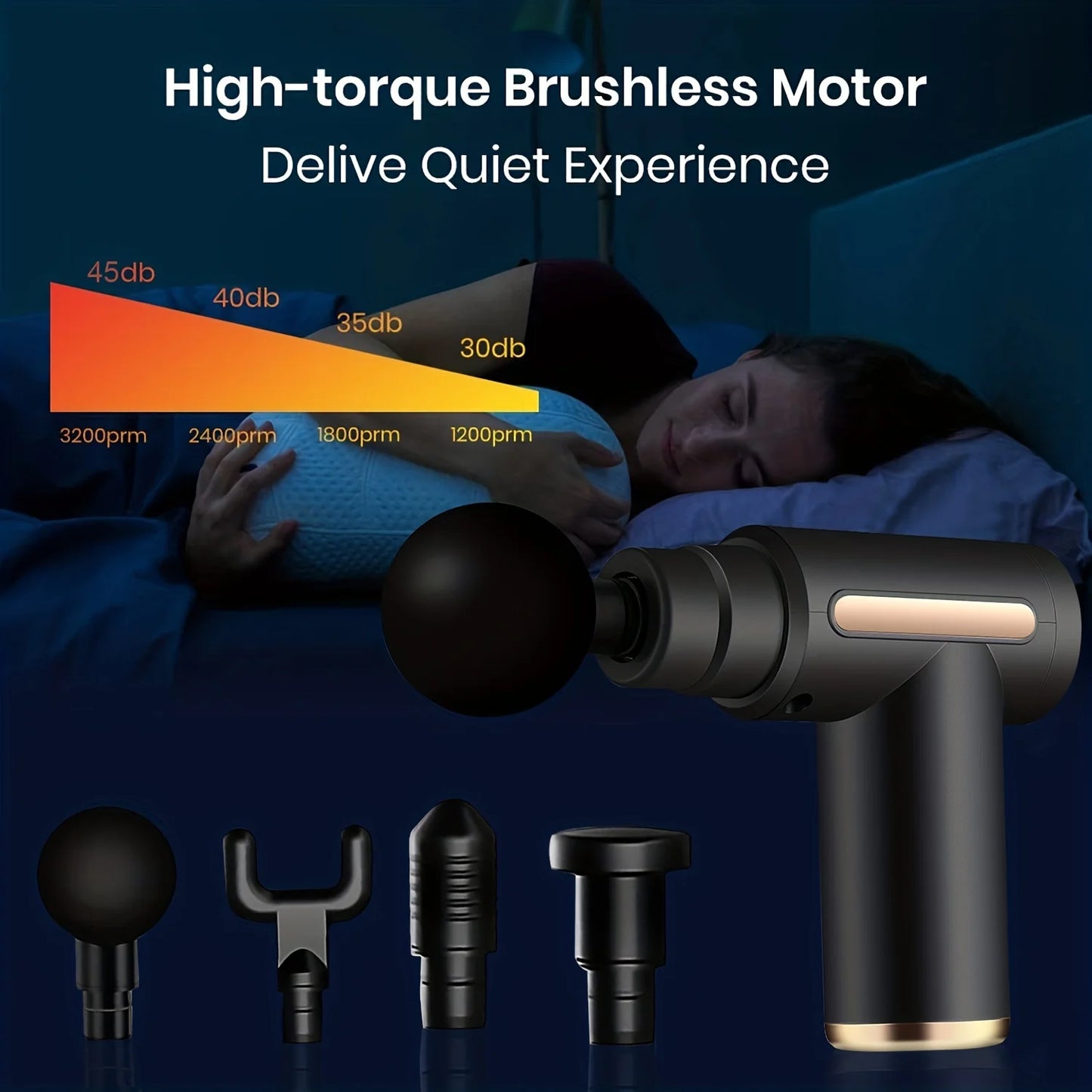 Mini Muscle Massage Gun  Portable Percussion | FitNest UK