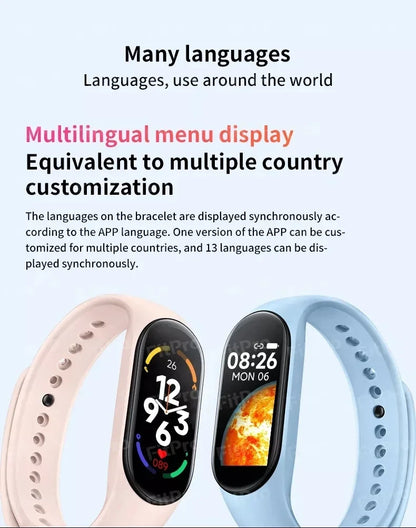 M7 Fitness Tracker  Heart & BP Smartwatch | FitNest UK