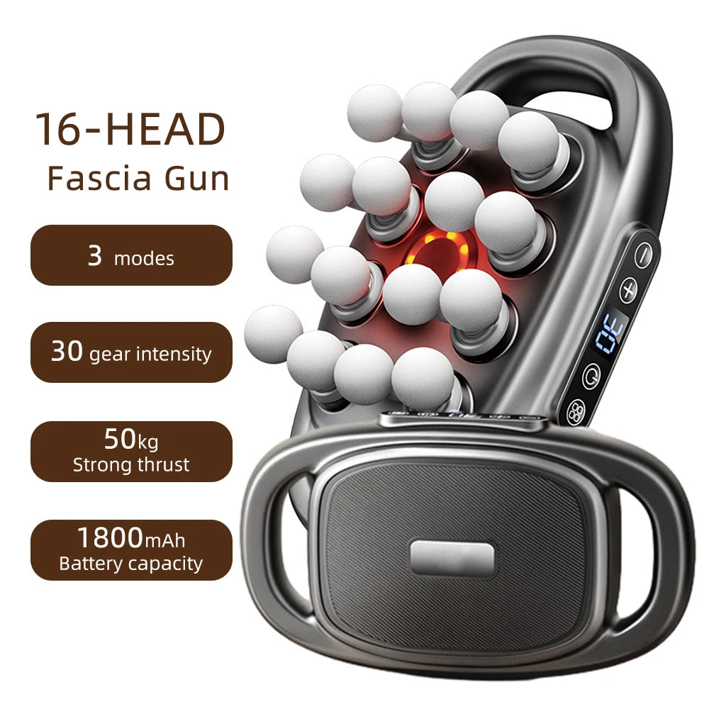 42-Head Massage Gun  Deep Tissue | FitNest UK