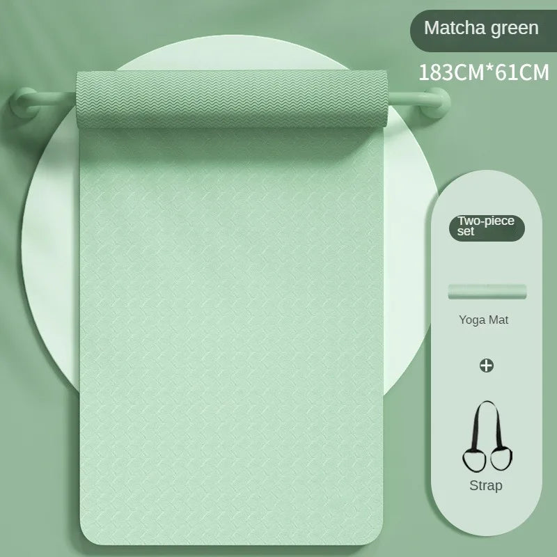 Natural Rubber Yoga Mat  Non-Slip | FitNest UK