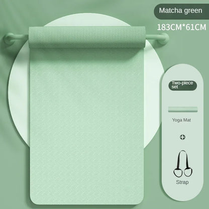 Natural Rubber Yoga Mat  Non-Slip | FitNest UK