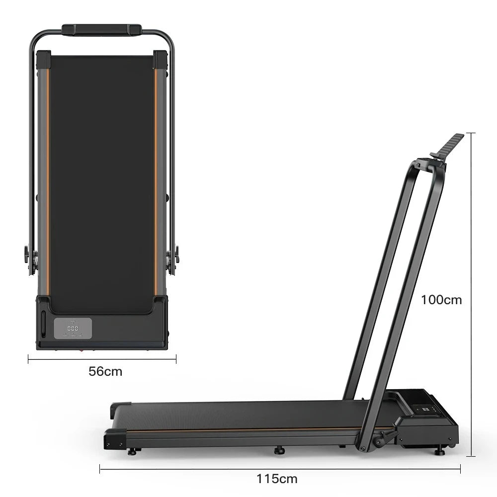 2-in-1 Foldable Treadmill – Walking & Running Machine-FitNest UK