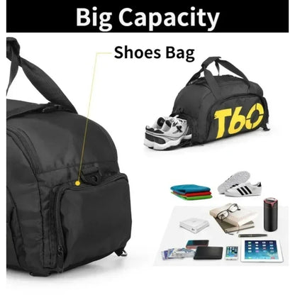 Large Capacity Gym & Travel Sports Bag -Backpack  | FitNest UK