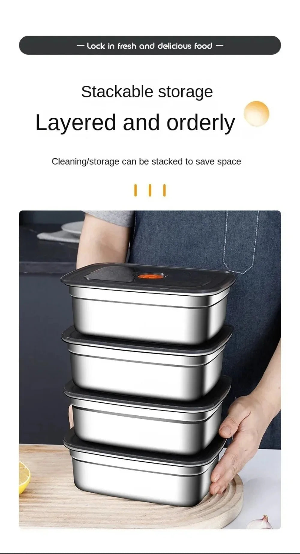 Stainless Steel Camping Lunch Box  Leakproof | FitNest UK