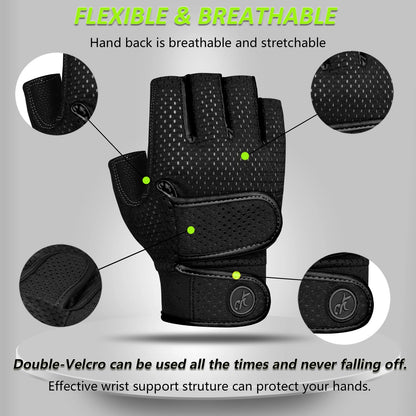 MOREOK Half-Finger Workout Gloves | FitNest UK