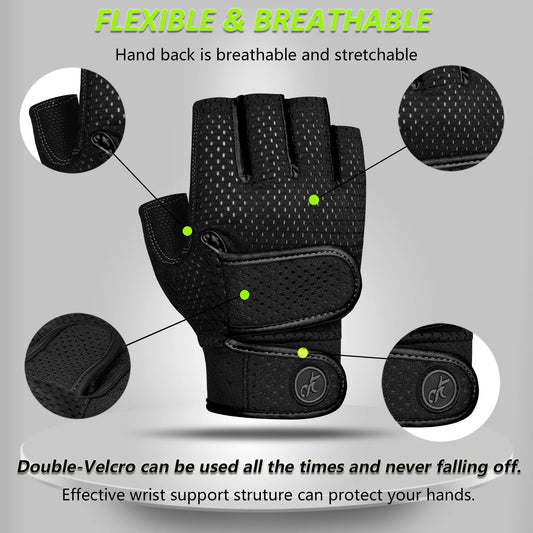 MOREOK Half-Finger Workout Gloves | FitNest UK