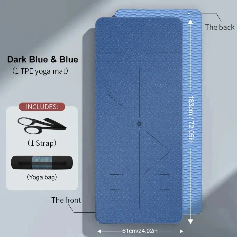 WESTTUNE Eco Yoga Mat - Non-Slip Exercise | FitNest UK