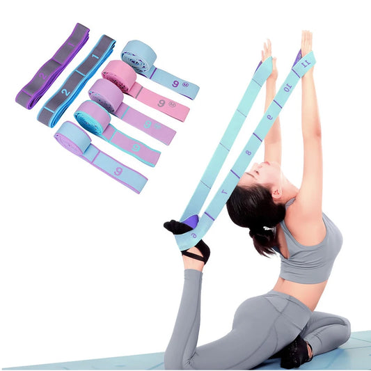 Yoga Resistance Band  Multi-Section Stretch | FitNest UK