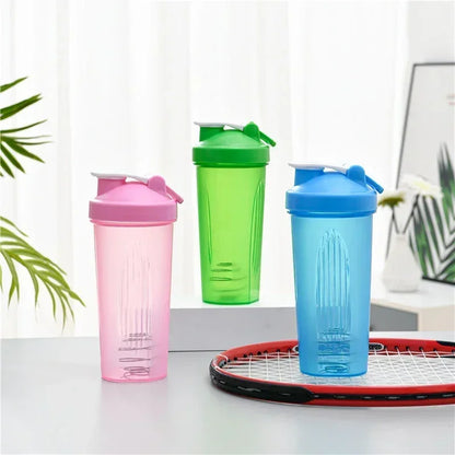 600ml Protein Shaker Bottle  Leak-Proof Mixer | FitNest UK
