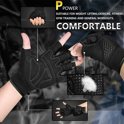 MOREOK Half-Finger Workout Gloves | FitNest UK