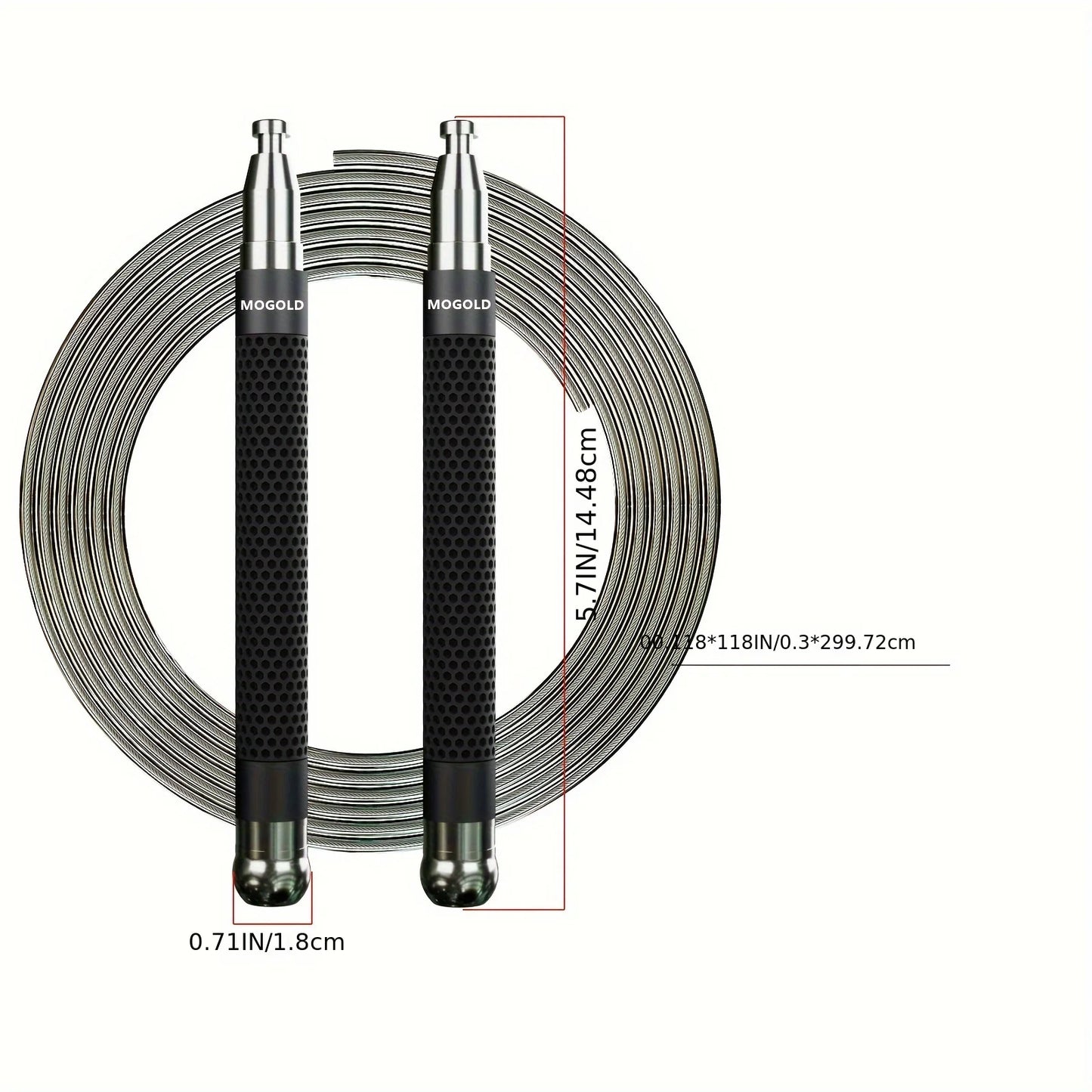 Anti-Slip Metal Jump Rope - Durable Speed Skipper | FitNest UK