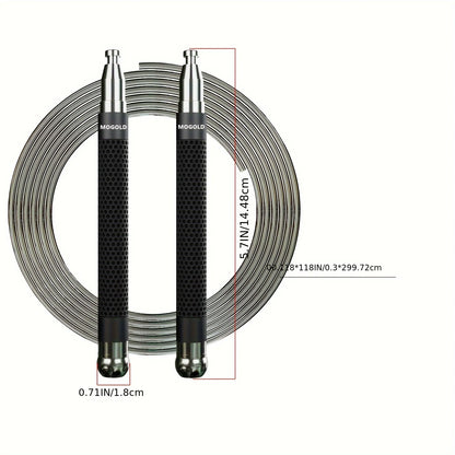 Anti-Slip Metal Jump Rope - Durable Speed Skipper | FitNest UK