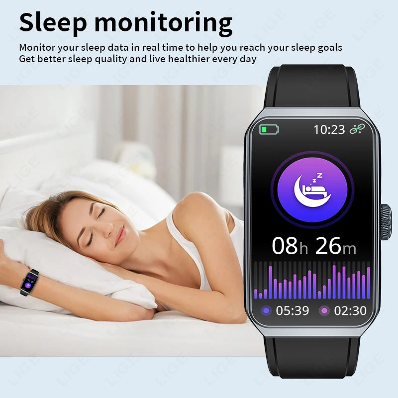 LIGE Smartwatch  Bluetooth & Fitness Tracker | FitNest UK
