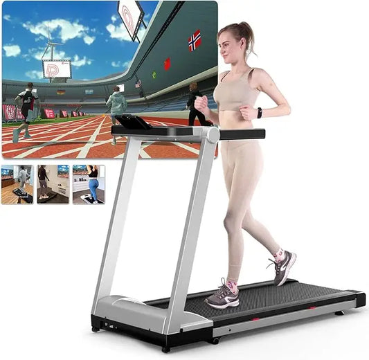 3HP Foldable Electric Treadmill - Quiet & Remote | FitNest UK