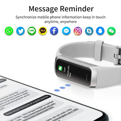 LIGE AMOLED Smartwatch  Waterproof Fitness | FitNest UK