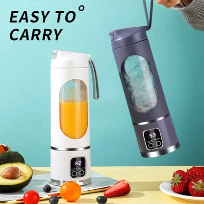 Fruit Juicer Blender 450ml  10-Blade USB | FitNest UK