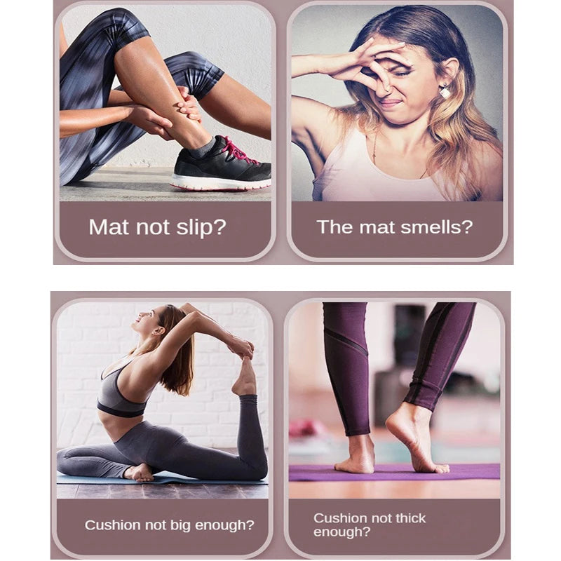Natural Rubber Yoga Mat  Non-Slip | FitNest UK