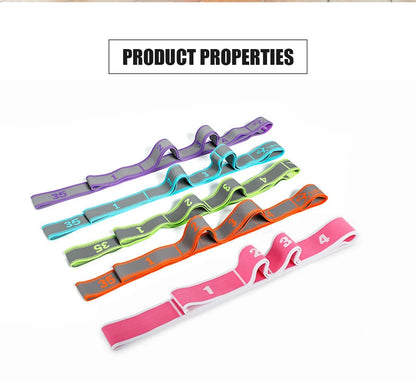 Yoga Resistance Band  Multi-Section Stretch | FitNest UK